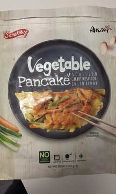 Scallion Carrot Mushroom Onion Flour Vegetable Pancake, Scation Carrot Mushroom Onion Flour