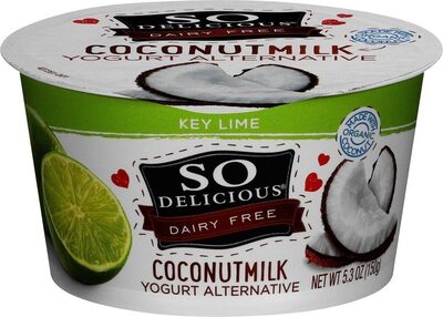 So Delicious Organic Cultured Coconut Key Lime Yogurt 5.3oz