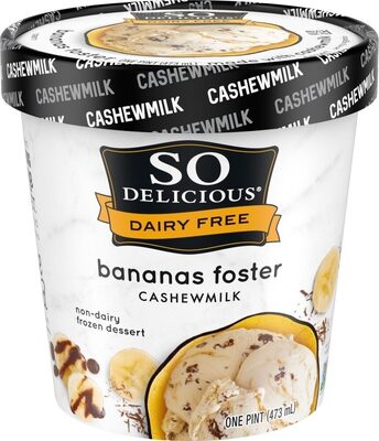 Bananas Foster Cashewmilk Non-Dairy Frozen Dessert, Bananas Foster
