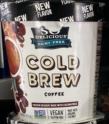 Coconutmilk Cold Brew Coffee Non-Dairy Frozen Dessert, Coconutmilk