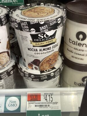 So Delicious Dairy Free Coconut Milk Mocha Almond Fudge Pint