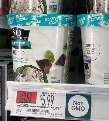 So Delicious Coconut Milk Mint Chip