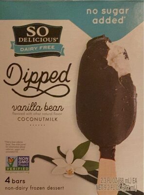 So Delicious Frozen Coconut NSA Vanilla Bar 12/4pk-2.3oz
