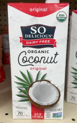 So Delicious Coconut Milk Original Organic 32oz