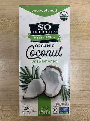 So Delicious Dairy Free Organic Unsweetened Coconutmilk