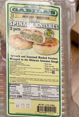 Baked Spinach Knishes