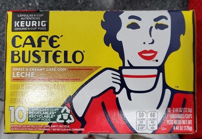 Sweet & Creamy Cafe Con Leche Flavored Coffee Beverage Mix K-Cup Pods, Sweet & Creamy Cafe Con Leche