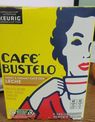 Sweet & Creamy Cafe Con Leche Flavored Coffee Beverage Mix K-Cup Pods, Sweet & Creamy Cafe Con Leche