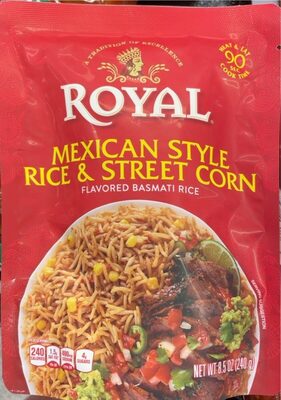 Mexican Style Rice & Street Corn Flavored Basmati Rice, Mexican Style Rice & Street Corn