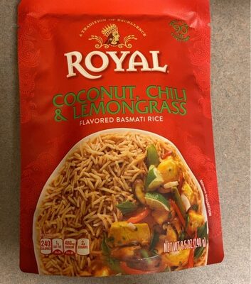 Coconut, Chili & Lemongrass Flavored Basmati Rice, Coconut, Chili & Lemongrass