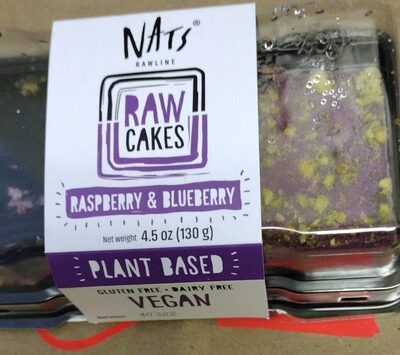 Raspberry & Blueberry Raw Cakes, Raspberry & Blueberry