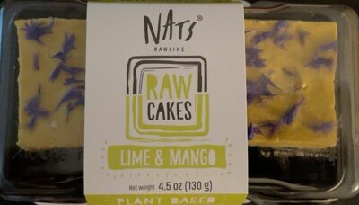 Lime & Mango Raw Cakes, Lime & Mango