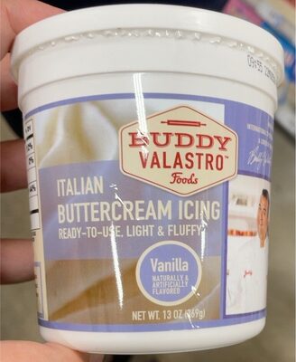 Vanilla Flavored Italian Buttercream Icing, Vanilla