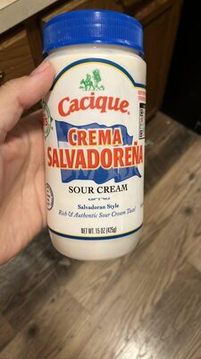 Crema Salvadorena Sour Cream, Crema Salvadorena