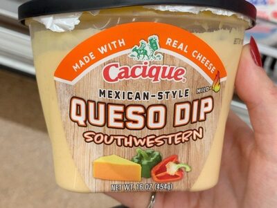 Mild Mexican-Style Southwestern Queso Dip, Mild Mexican-Style