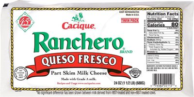 Queso Fresco Part Skim Milk Cheese, Queso Fresco