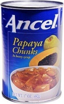 Heavy Syrup Papaya Chunks, Papaya