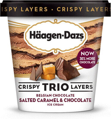 Salted Caramel Chocolate Ice Cream Trio, Salted Caramel Chocolate