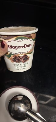 Irish Cream Brownie Ice Cream, Irish Cream Brownie