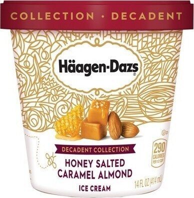 Honey Salted Caramel Almond Ice Cream, Honey Salted Caramel Almond