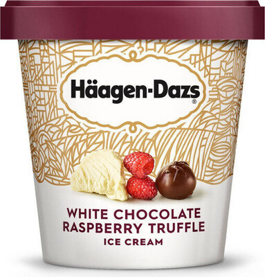 Witte Chocolate Raspberry Truffle Ice Cream, Witte Chocolate Raspberry Truffle