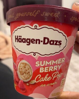 Summer Berry Cake Pop Ice Cream, Summer Berry Cake Pop