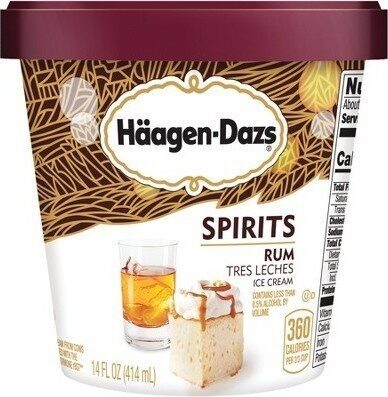 Rum Tres Leches Ice Cream, Rum Tres Leches