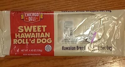 Sweet Hawaiian Bread Wrapped Roll'D Hot Dog, Sweet Hawaiian