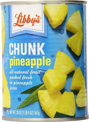 Chunk Pineapple Packed In 100% Pineapple Juice