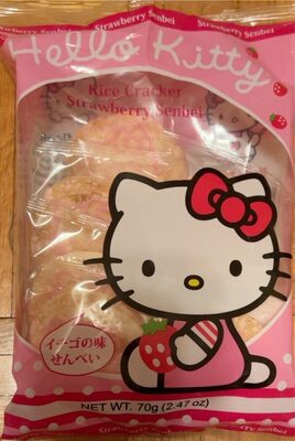 Hello Kitty, Rice Cracker, Strawberry Senbel, Strawberry Senbel
