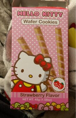 Strawberry Flavor Wafer Cookies, Strawberry