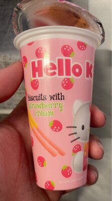 Hello Kitty, Biscuits With Strawberry Cream
