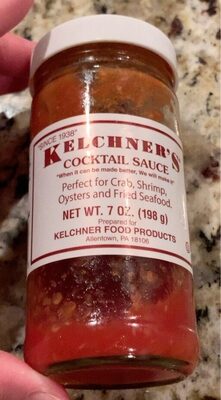 Kelchner Food Products Cocktail Sauce in 7 ounce retail
