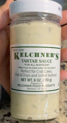 Kelchner Food Products Tartar Sauce in 6 ounce retail