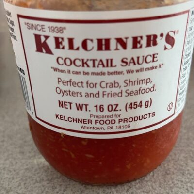 Kelchner Food Products Cocktail Sauce in 16 ounce retail