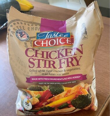 Chicken Stir Fry Grilled White Meat Chicken & Vegetables, In An Asian Soy Sauce, Chicken