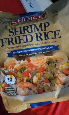 Shrimp Fried Rice Shrimp, Rice & Vegetables, In A Garlic Soya Sauce, Shrimp Fried Rice