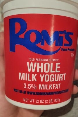 3.5% Whole Milk Yogurt