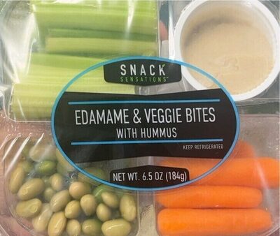 Edamame & Veggie With Hummus Bites, Edamame & Veggie With Hummus