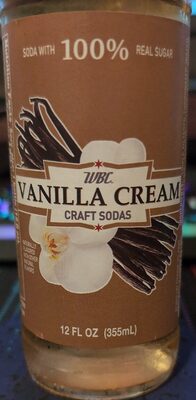Wbc, Soda With Real Sugar, Vanilla Cream, Vanilla Cream