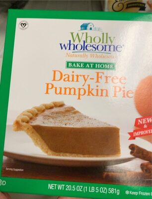 Bake At Home Dairy-Free Pumpkin Pie