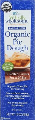 Organic Traditional Pie Dough