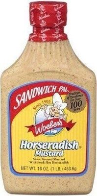 Woeber's, Sandwich Pal, Mustard, Horseradish, Horseradish