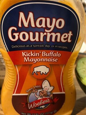 Woeber's, Mayo Gourmet Kickin' Buffalo Mayonnaise,