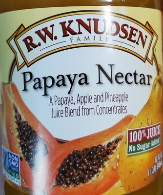 Papaya Nectar 100% Juice, Papaya Nectar