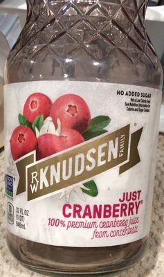 100% Just Cranberry Premium Cranberry Juice From Concentrate, Just Cranberry