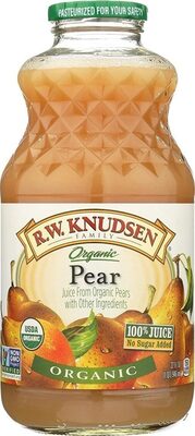 Pear Organic Juice From Organic Pears, Pear