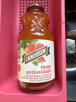 Mega Antioxidant An Apple, Carrot, Peach And Lemon Juice Blend With Grape Seed And Green Tea Extracts, Mega Antioxidant