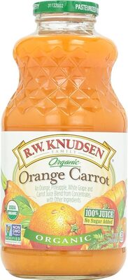 Orange Carrot An Organic Orange, Pineapple, White Grape And Carrot Juice Blend, Orange Carrot