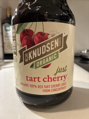 Just Tart Cherry 100% Organic Red Tart Cherry Juice From Concentrate, Just Tart Cherry